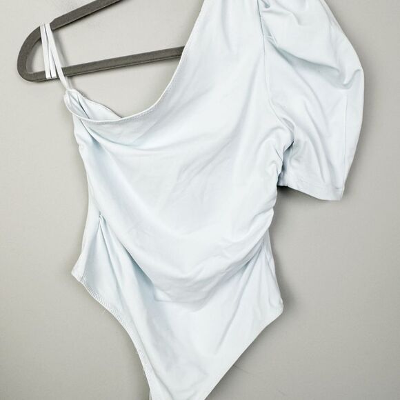 FREE PEOPLE | INTIMATELY NEW Somethin’ Bout You Blue Bodysuit Women’s Size Small - Picture 4 of 13